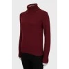 Burgundy cashmere sweater