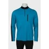 Men's two-tone long sleeve with zipper