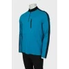 Men's two-tone long sleeve with zipper