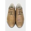 Men's patent leather shoes