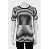 Black and white striped T-shirt
