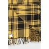 Combined check scarf