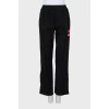 Straight-fit sports trousers