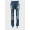 Men's ripped skinny fit jeans