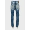 Men's ripped skinny fit jeans