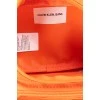 Orange crossbody bag with signature logo