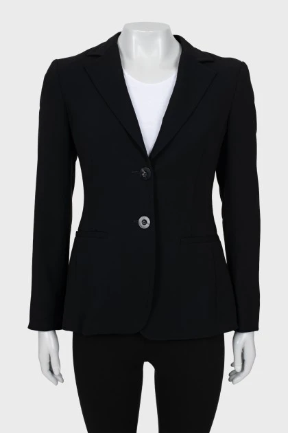 Black fitted jacket