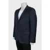 Men's blue wool jacket