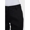 Straight trousers with raised seams