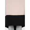 Silk skirt with back slit