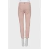 Pink corduroy trousers