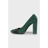 Green Square Toe Shoes