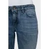Blue low waist jeans