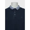 Men's polo with embroidered logo