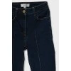 Flared jeans with tapered seams