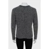 Gray oversized sweater