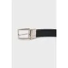 Men's double-sided leather belt