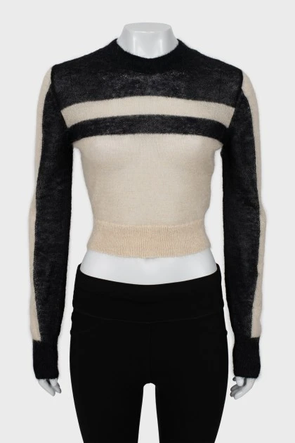 Slim fit knitted sweater