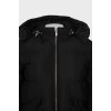 Black silk jacket