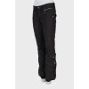 Ski trousers with embroidery