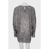 Silver dress with sequins