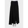 Black asymmetrical skirt
