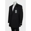 Men's straight-fit jacket with tag