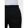 Men's black trousers with arrows