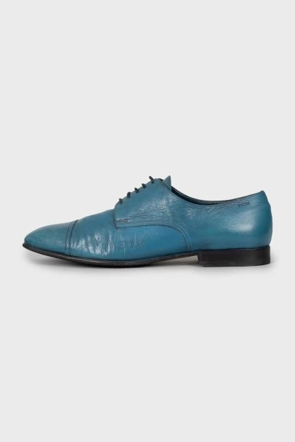Blue men's shoes