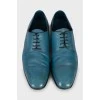 Blue men's shoes