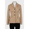 Brown fitted jacket