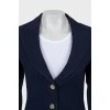 Blue fitted jacket