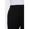 Tapered cropped trousers