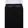 Straight skirt with zipper on the waist