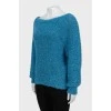 Loose fit sweater with lurex