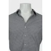 Men's fitted printed shirt