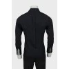 Men's fitted black shirt