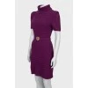 Violet knitted dress
