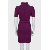 Violet knitted dress