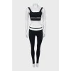 Black and white tracksuit