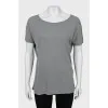 Relaxed ribbed T-shirt