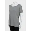 Relaxed ribbed T-shirt