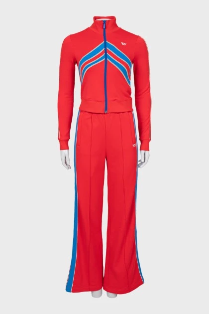 Mixed color tracksuit