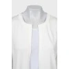 White cardigan with tag