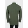Men's green shirt with pockets