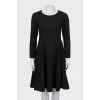 Black dress with long sleeves