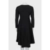 Black dress with long sleeves