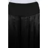 Black skirt with velor hem