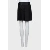 Black skirt with lace inserts