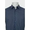 Men's fitted shirt with print